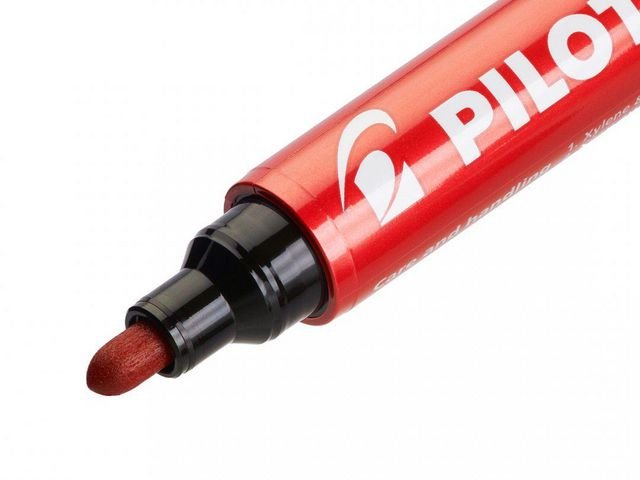 Pilot märkpenna rund SCA 100 1mm röd