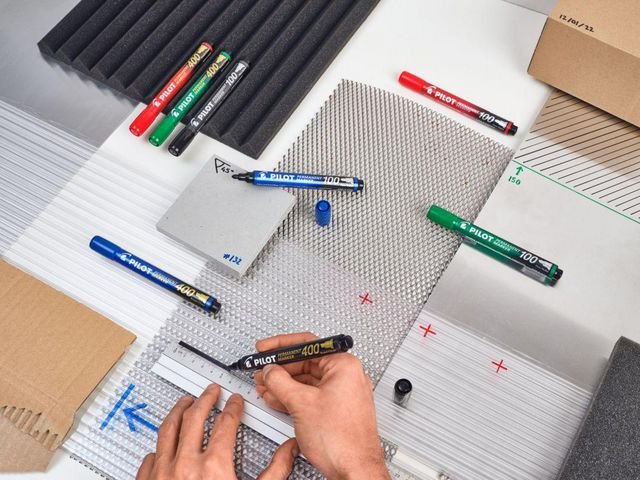 Pilot märkpenna rund SCA 100 1mm röd