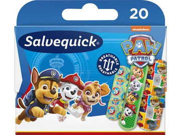 Plåster Salvequick Paw Patrol 20-pack