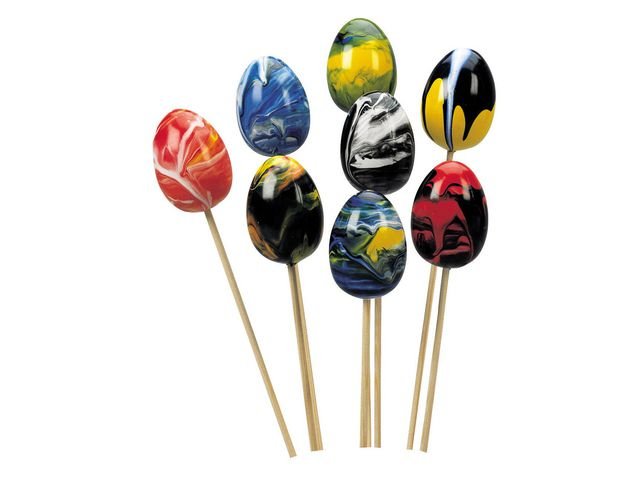 Plastägg vita 25/fp