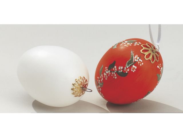 Plastägg vita 25/fp