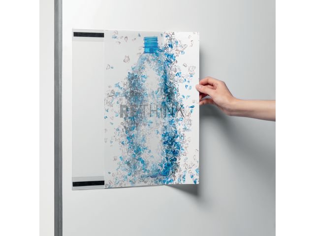 Plastficka rPET A3 magnetisk 5/fp