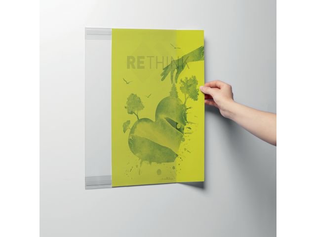 Plastficka rPET A3 självhäftande 5/fp