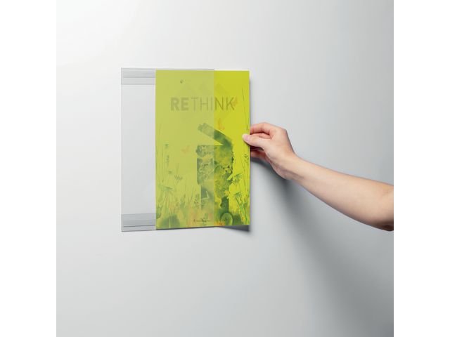 Plastficka rPET A4 självhäftande 5/fp