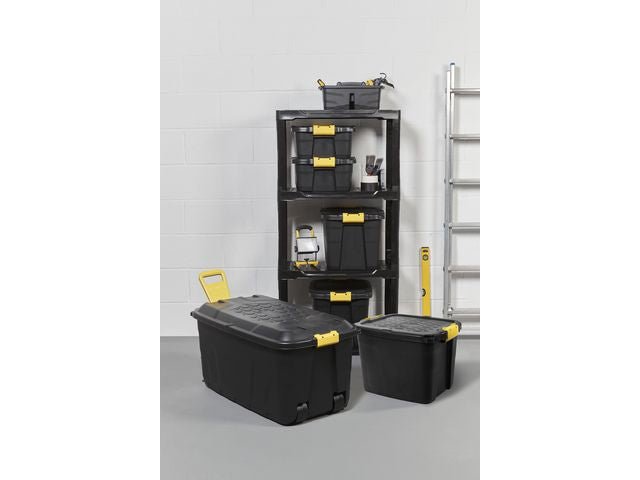 Plastlåda STRATA Heavy Duty m hjul 145 L