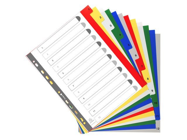Plastregister EXACOMPTA PP A4+ 1 - 12 f.f