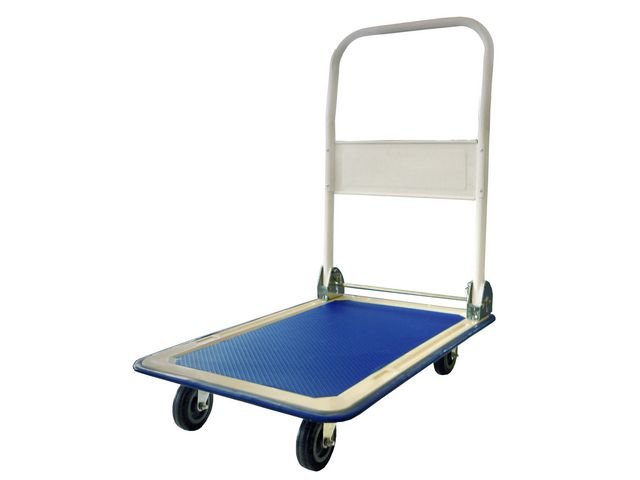 Plattformsvagn TWINCO vit/blå