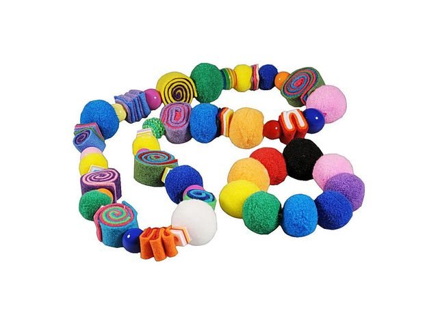 Pom Pombollar med hål 100/fp