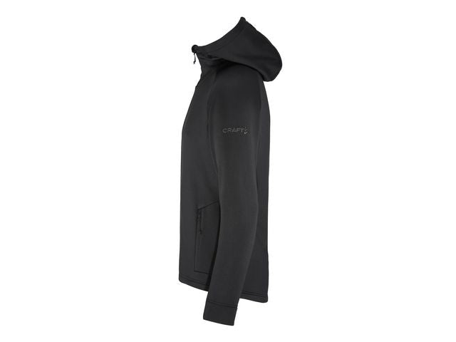 Powerfleecehoodie Adv Explore svart S