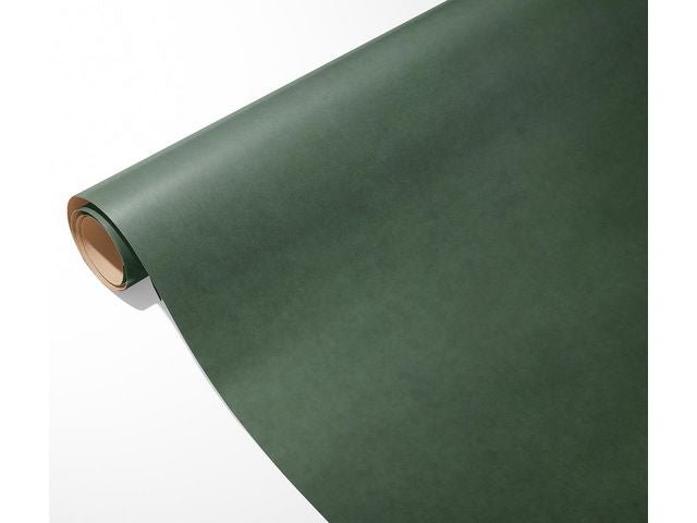 Presentpapper 57cmx154m ribbat grön