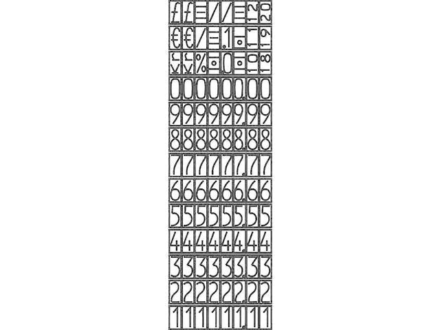 Prismärkare AVERY PL 1/8 1 - rad