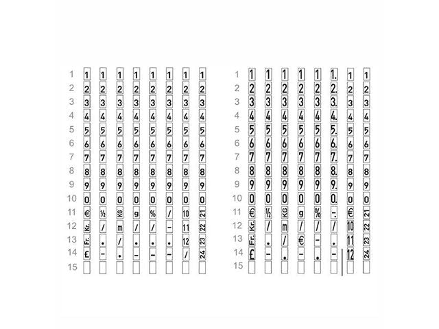 Prismärkare METO Classic1626M 26x16 2rad