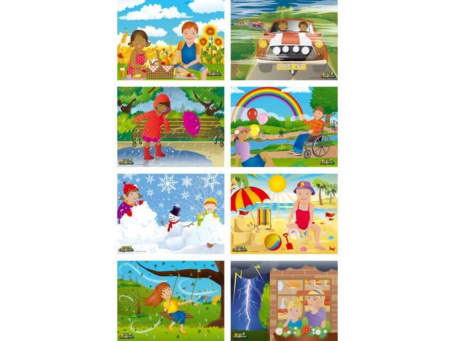 Pussel väder 20x15cm