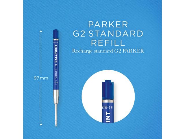 Refill PARKER Quinkflow M blå 2/fp