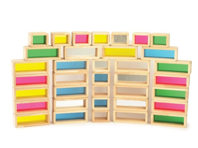 Regnbågsklossar 36 delar