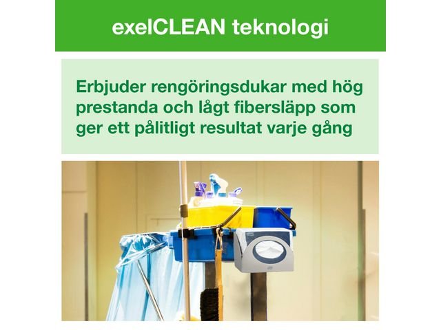 Rengöringsduk TORK W8 99% biobas. 50/fp