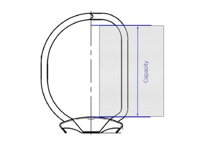 Ringpärm A4 D - ring: 45mm PP ficka svart