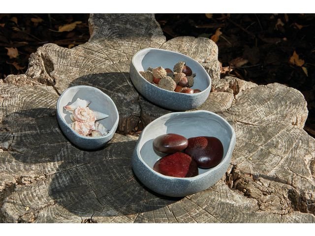 Rustika skålar av sten 3/fp