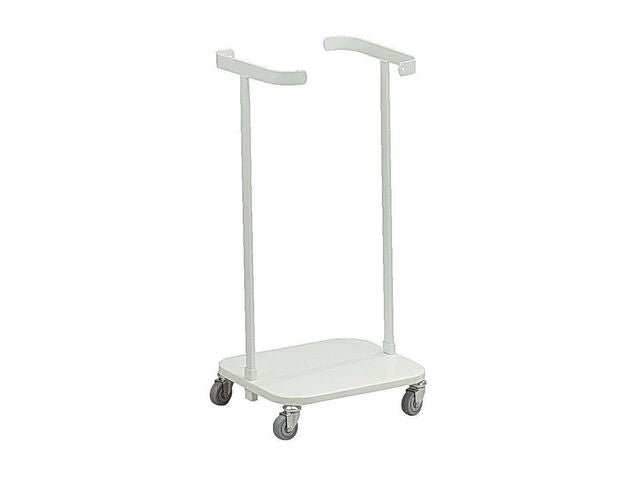 Säckvagn enkel 4 hjul 60L vit