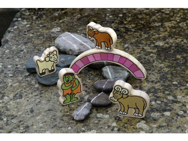 Sagofigurer trä Bockarna bruse 5/fp