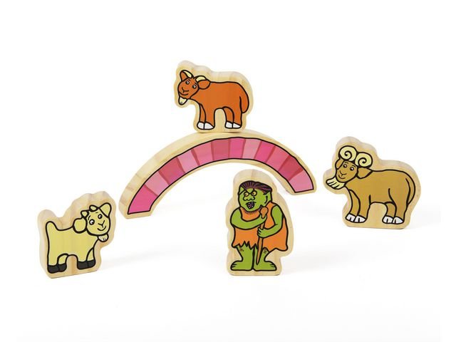 Sagofigurer trä Bockarna bruse 5/fp