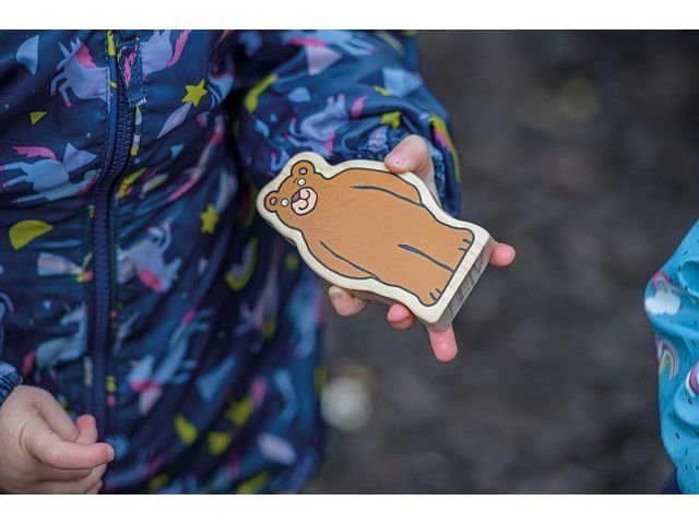 Sagofigurer trä Guldlock 4/fp