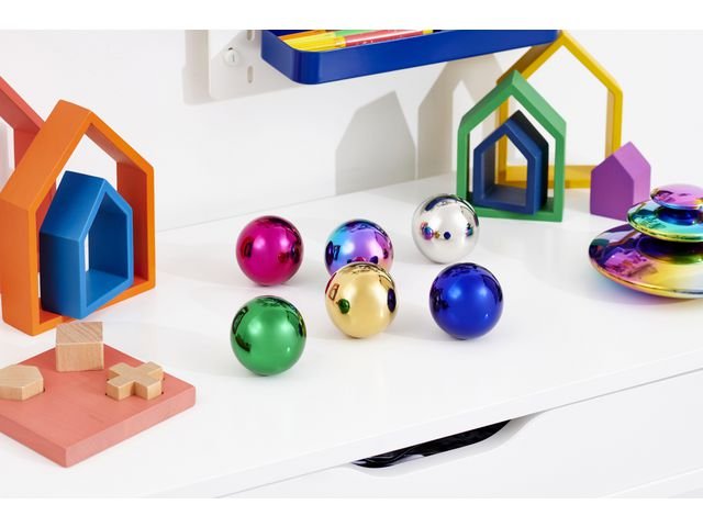 Sensoriska reflekterande bollar 6/fp