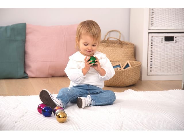 Sensoriska reflekterande bollar 6/fp