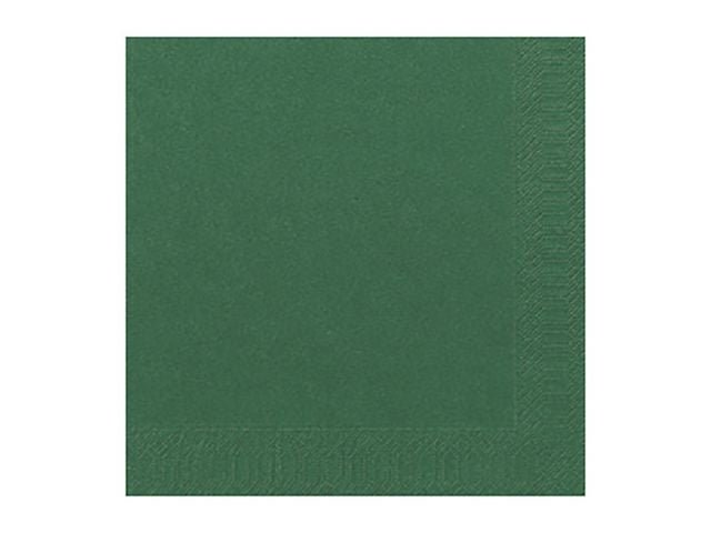 Servett 3 - lags 33x33cm mörkgrön 125/fp