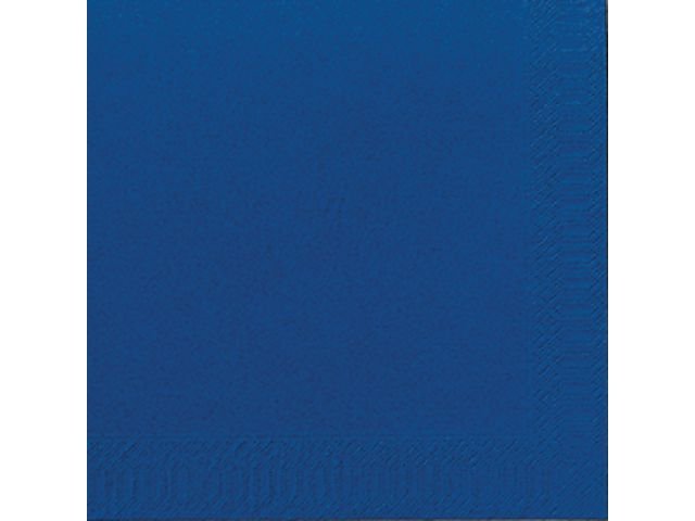 Servett 3 - lags 40x40cm mörkblå 125/fp