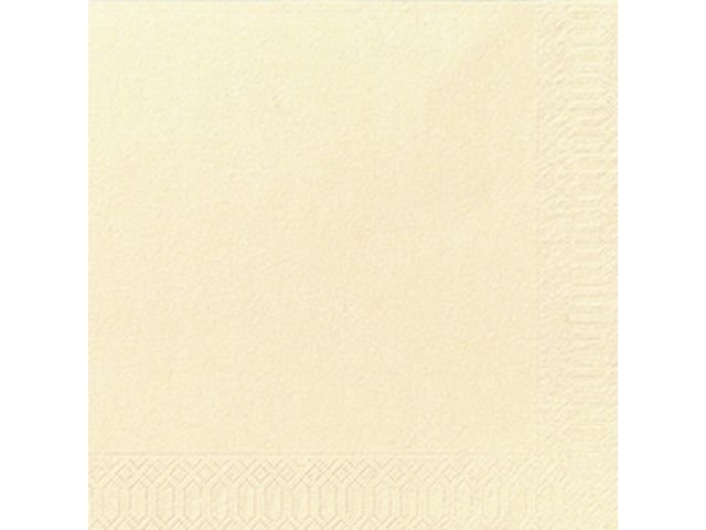Servett 3 - lags 40x40cm vanilj 125/fp