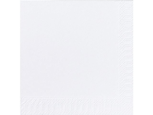 Servett 3 - lags 40x40cm vit 125/fp