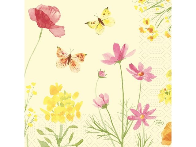 Servett Poppy 3 - lags 33X33cm 50/fp