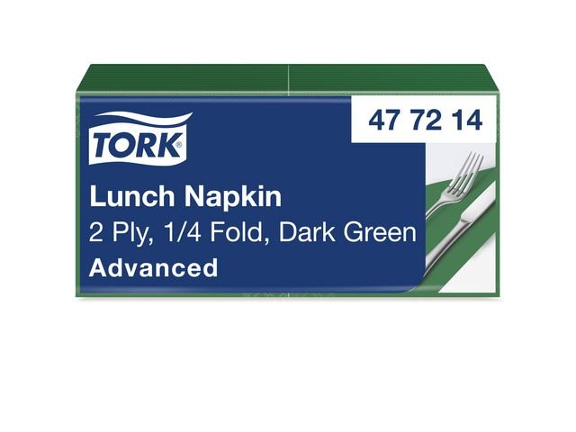Servett TORK Lunch 2 - lags grön 200/fp