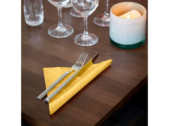 Servett TORK Lunch 2 - lags gul 200/fp