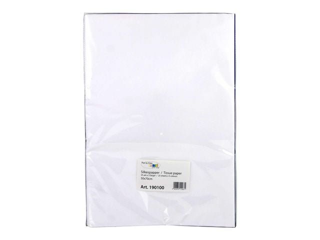 Silkespapper 50x75cm storsats 125 ark/fp