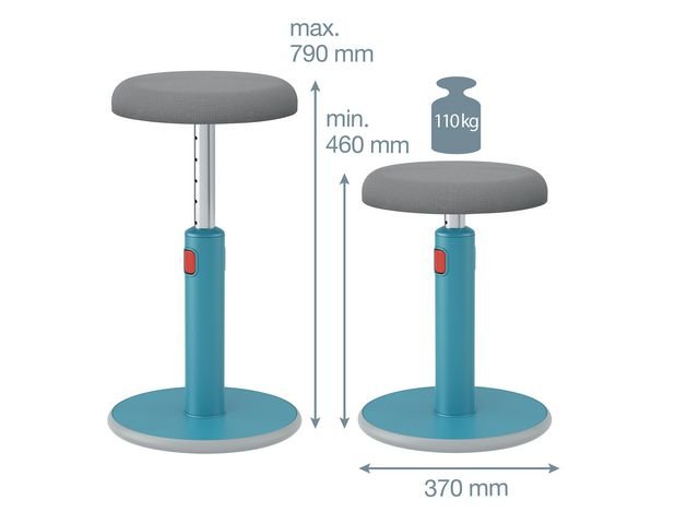 Sitta - Stå Balansstol LEITZ Ergo Cosy blå