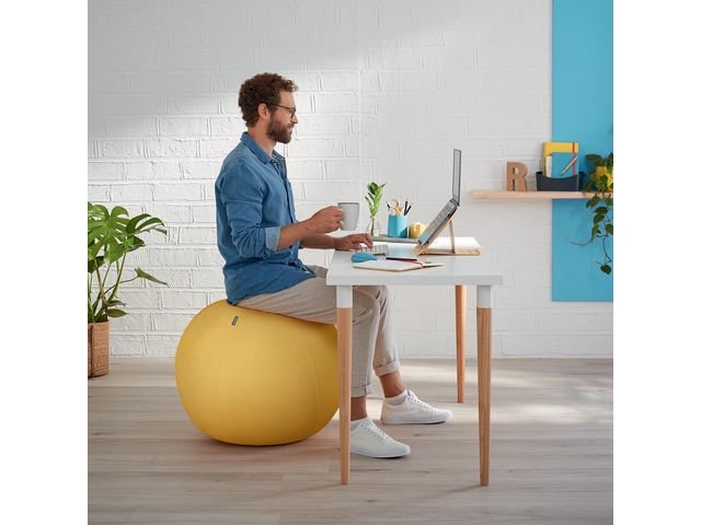 Sittboll LEITZ Ergo Cosy Aktiv gul