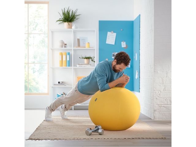 Sittboll LEITZ Ergo Cosy Aktiv gul