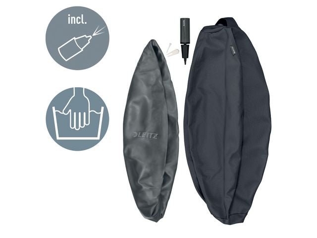 Sittboll LEITZ Ergo m stopp mö/grå 75cm