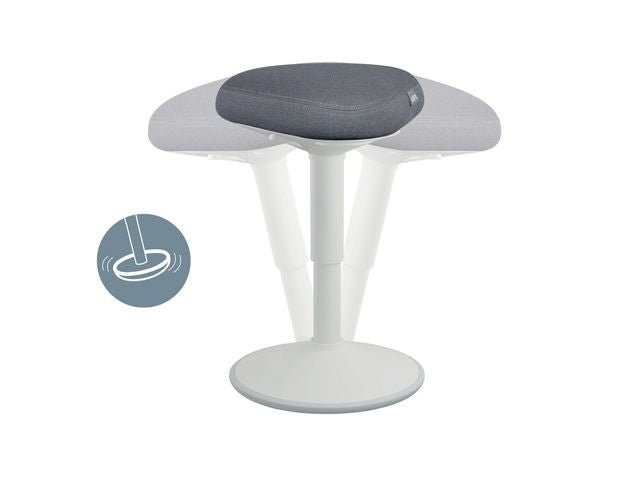 Sittpall LEITZ Ergo ljusgrå