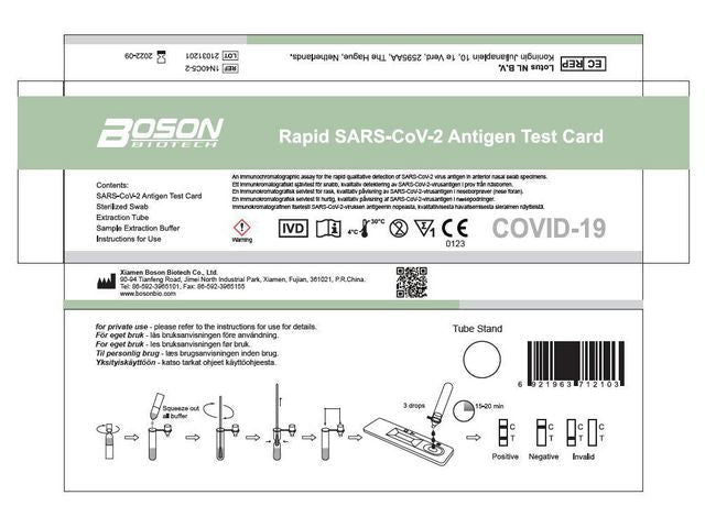 Självtest BOSON Antigen Rapid Test 1/fp
