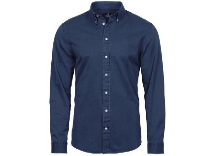 Skjorta Denimblå Herr XXXXL