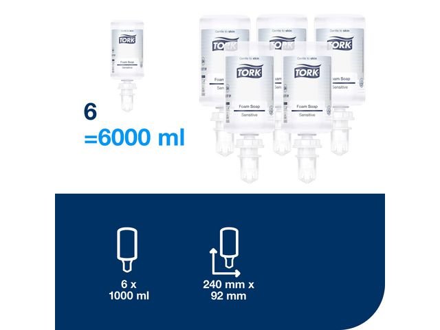 Skumtvål TORK S4 Sensitive 1L