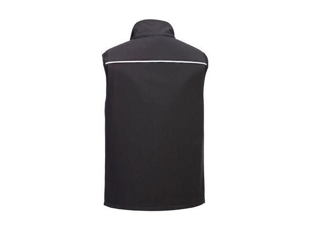 Softshellväst PW DX476 svart 2XL