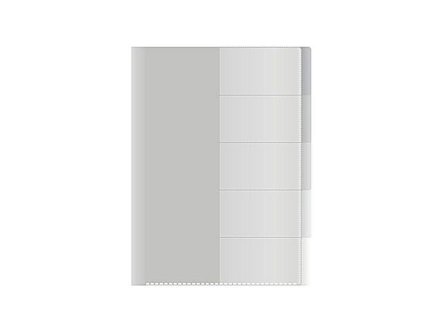 Sorteringsmapp 5 - flikar A4 transparent