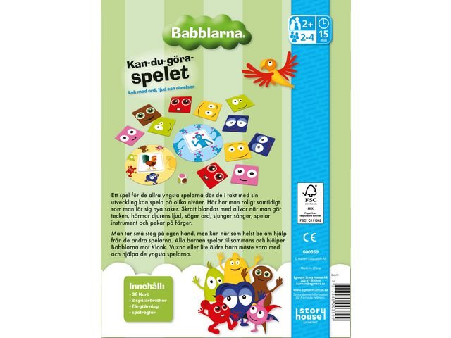 Spel Babblarna Kan - du - göra 2år