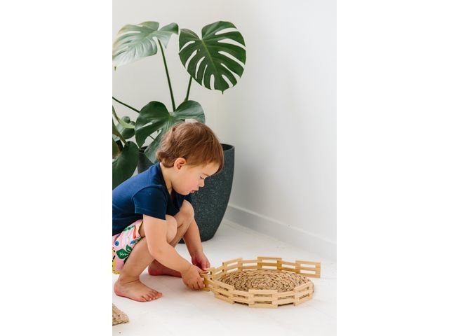 Staket i trä 4 delar