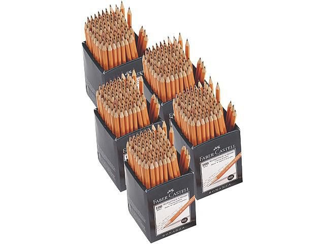 Storpack blyertsp. FABER polerad 500/fp