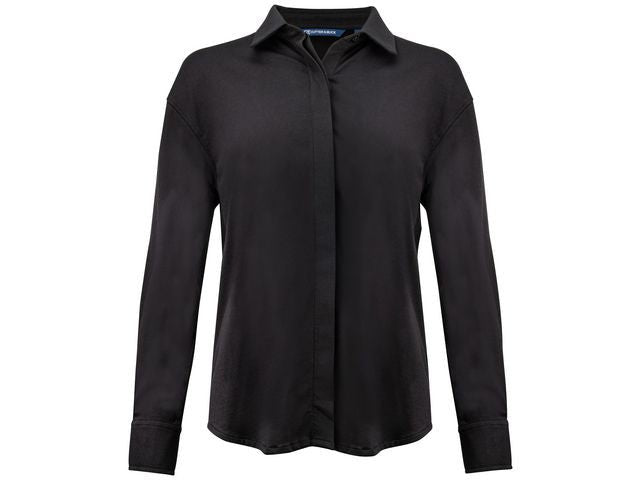 Stretchskjorta CB Hedley dam svart XL